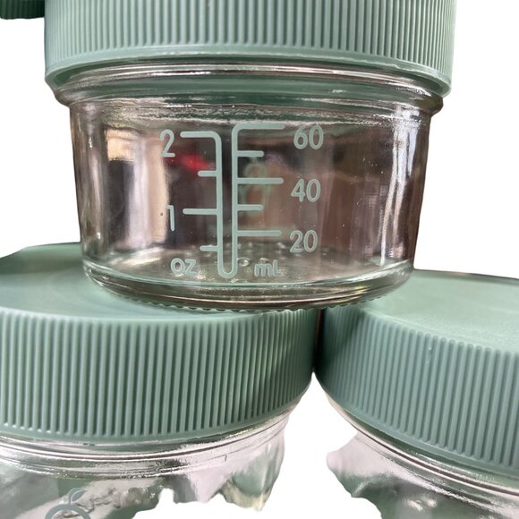 Reusable Baby Food Jars Sage Spoonfuls Quality Glass Storage Containers Lot 15 u - Picture 12 of 13